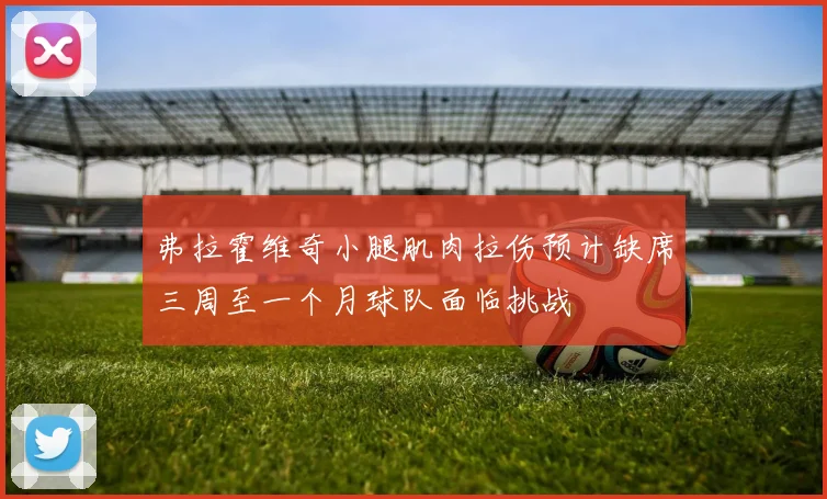 弗拉霍维奇小腿肌肉拉伤预计缺席三周至一个月球队面临挑战